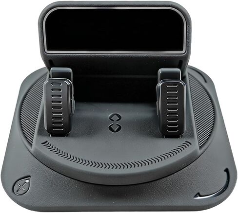 Car Dashboard Phone Holder, 360 Degree Rotatable Anti-Slip Cell Phone Mount, Universal One-Hand Operation Automotive Navigation Bracket for Most Cars, SUVs, Trucks (Black) in Saudi Arabia