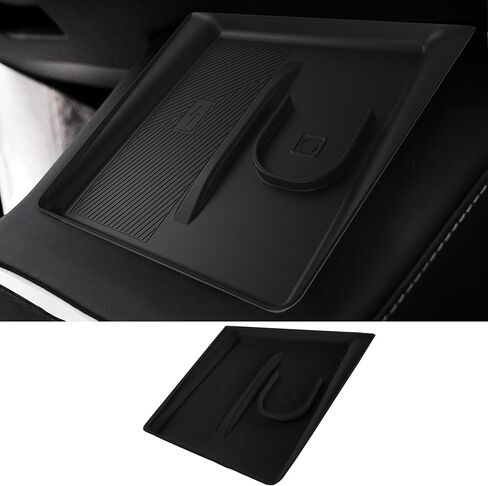 Centre Control Wireless Charging Mat Fit for Tesla Model S/X 2022-2026 | Non-Slip Silicone Pad Wireless Charger Pad for Tesla Model S/X 2022-2026, Charging Protective Mat for Tesla Model S/Model X in Saudi Arabia