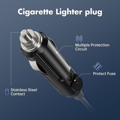 12V Car Adapter for Starlink Mini & Mini X | Step-Up Converter 12V–36V DC, Cigarette Lighter Power Supply for RV, Truck, Boat, and Off-Grid Camping – Stable Power in Kuwait