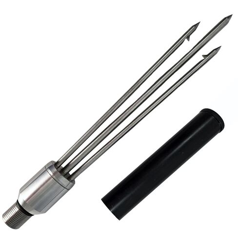 Tourney King Premium 46" Spear – 3-Piece Travel-Ready Lionfish, Frog & Flounder Gigging Spear, Heavy Duty Anodized Aluminum & Stainless Steel Construction (46" Lionfish Travel Spear, Full Spear) in Kuwait