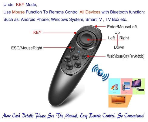 VR Remote Controller Gamepad Bluetooth Control VR Video, Game, Selfie, Flip E-Book/PPT/Nook Page, Mouse, in Virtual Reality Headset PC Tablet Laptop iPhone Smart Phone in Saudi Arabia