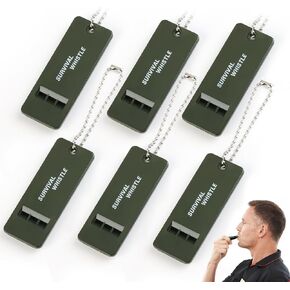 120 dB Emergency Whistles for Teachers, Flat Self Defense Safety Whistle Keychain for Women Outdoor Hiking Dog Signal in Saudi Arabia