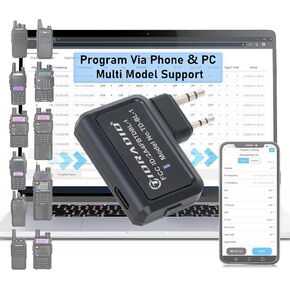 TIDRADIO Ham Radio Wireless Programmer Adapter BL-1:APP & PC BT Programming in Saudi Arabia