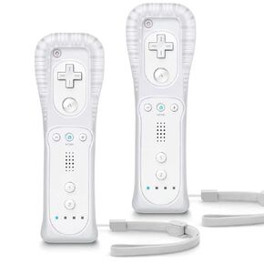NBGame 2 Pack Wii Controller with Wrist Strap,Remote Controller for Nintendo Wii/Wii U in Saudi Arabia