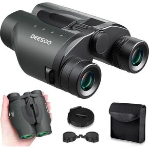 25x32 Compact Bird Watching Binoculars, High Powered for Adults Kids | BAK4 FMC Optics for Cruise Ship, Low Light for Camping Hiking, Eyeglass Friendly for Men Women, Small Size for Travel in Saudi Arabia