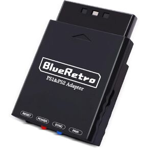 جهاز استقبال محول وحدة التحكم اللاسلكية بلوتوث BlueRetro لجهاز PS2/PS1/PS ONE | يدعم ترقية البرامج الثابتة، وضع مزدوج BT، وتكوين خريطة المفاتيح، لأجهزة التحكم PS3/PS4/PS5/Xbox One S، وSeries X/S، وSwitch Pro Bluetooth in Kuwait