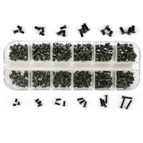 240 Piece Laptop Screw Kit,M2/M2.5/M3 for Computer & Electronics Repair | Fits for Lenovo/HP/Dell/Samsung/Toshiba/IBM laptops,tiny small screws Replacement for HDD,SSD,hard drive installation repair in Saudi Arabia