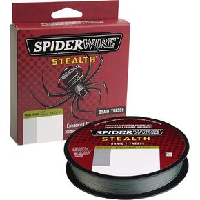 SpiderWire Stealth® Translucent Braided Fishing Line, 50lb | 22.6kg, 125yd | 114m Fishing Line, Suitable for Saltwater and Freshwater Environments in Kuwait