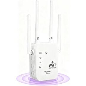 2026 WiFi Extenders Signal Booster for Home, 1200Mbps Dual-Band 5GHz 2.4GHz Signal Long Range Up to 10000 sq. ft & 50 Devices (6 Antennas) in Saudi Arabia