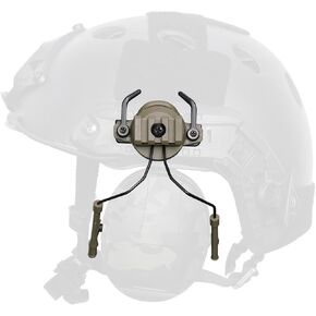 Qavctw Tactical Helmet Rail Headset Adapter Suspension Bracket | For Airsoft Ear Protection Fast ARC Rail System in Saudi Arabia
