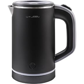 WTJMOV Small Electric Kettle Stainless Steel, 0.8L Portable Tea Kettle Auto Shut-off, Low Power Hot Water Kettle for Camping, Travel, Office and More in Saudi Arabia