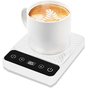 Mug Warmer - Electric Coffee Mug Warmer for Desk with Temperature Display | Coffee Cup Warmer Auto Shut Off,Smart 6-Temperature Control, Coffee Accessories for Coffee Lovers, Black in Saudi Arabia