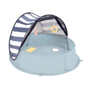Babymoov Aquani Anti-UV Baby Beach Tent & Paddling Pool, Pop-Up Sun Shade Shelter with UPF 50+ Protection, Portable Outdoor Canopy, Floor Mat, Water Feature & Travel Bag, Marine in Saudi Arabia