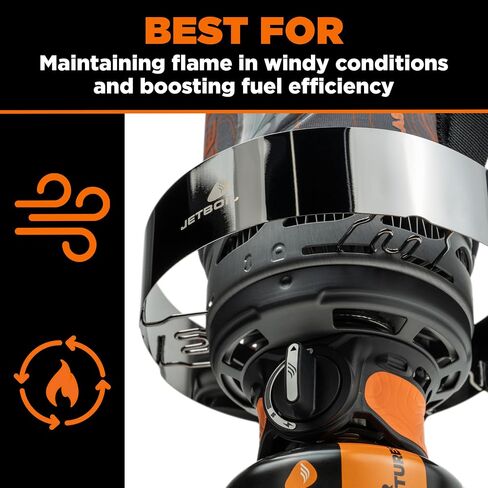 Jetboil WindGuard Accessory for Camping Stoves - Flash 1.0L, Flash 1.8L and Zip 0.8L, New for 2026 in Saudi Arabia