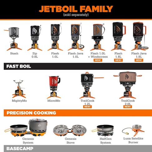 Jetboil WindGuard Accessory for Camping Stoves - Flash 1.0L, Flash 1.8L and Zip 0.8L, New for 2026 in Saudi Arabia