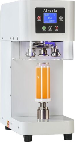 Commercial Automatic Can Sealer Machine with Stronger Motor, Cup Sealing Machine for 5.5" Cans, Electric Canning Machine for Aluminum & Plastic Beverage Cans, Height Adjustable in Saudi Arabia