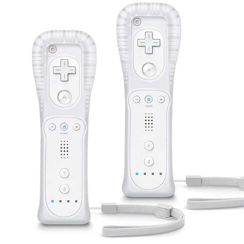 NBGame 2 Pack Wii Controller with Wrist Strap,Remote Controller for Nintendo Wii/Wii U in Saudi Arabia