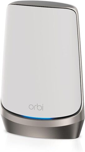 NETGEAR Orbi Quad-Band WiFi 6E Mesh Add-on Satellite (RBSE960) - Works with Orbi RBRE960, RBKE962, RBKE963, Security Features, Adds Coverage Up to 3,000 sq. ft, AXE11000 (10.8Gbps) in Kuwait