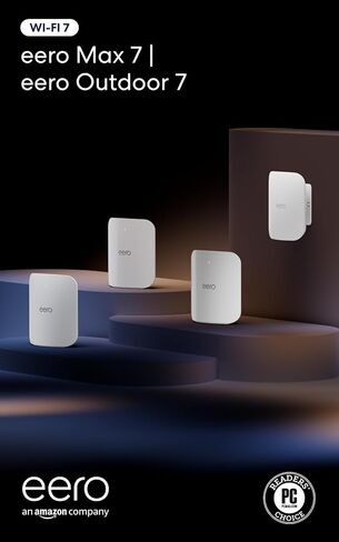 Amazon eero Max 7 (3-pack) with Amazon eero Outdoor 7 (1-pack) mesh wifi system in Saudi Arabia