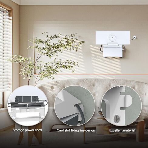 EDUP LOVE® 2-in-1 Wall Mount for Starlink 4X Gen 3 Router & Power Supply | Starlink Gen 3/UTR-32 /Standard 4X Router & Power Supply Wall Mount, ABS Bracket with Cable Management for Home, RV & Boat in Saudi Arabia
