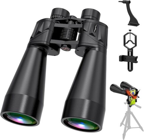 18x70 Professional Astronomy Binoculars for Adults | 70mm Large Aperture,HD Stargazing Binoculars, BAK4 Prism FMC Lens, Waterproof, Low Night Vision,Tripod & Phone Adapter in Saudi Arabia