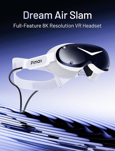 Pimax Dream Air Slam VR Headset-3840 x 3552 Per Eye, 110° FOV with Pimax's ConcaveView Optics, Virtual Reality PC VR Headset + with Controllers in Saudi Arabia