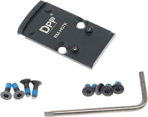 DPP Titanium Optic Adapter Plate for RMR Cut Slide Without Thread Post, Compatible with Holosun 407K/507K/EPS/EPS Carry/RomeoZero and Osight K/S/SE in Saudi Arabia