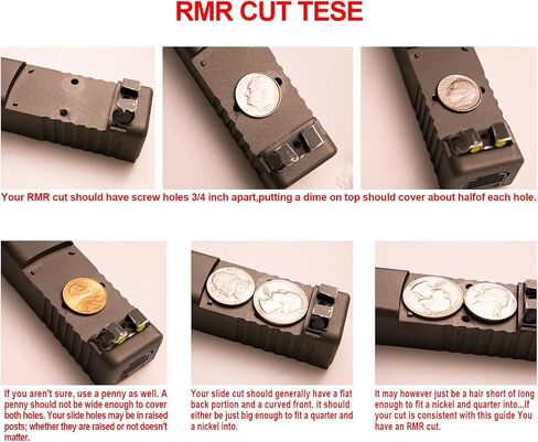 DPP Titanium Optic Adapter Plate for RMR Cut Slide Without Thread Post, Compatible with Holosun 407K/507K/EPS/EPS Carry/RomeoZero and Osight K/S/SE in Saudi Arabia