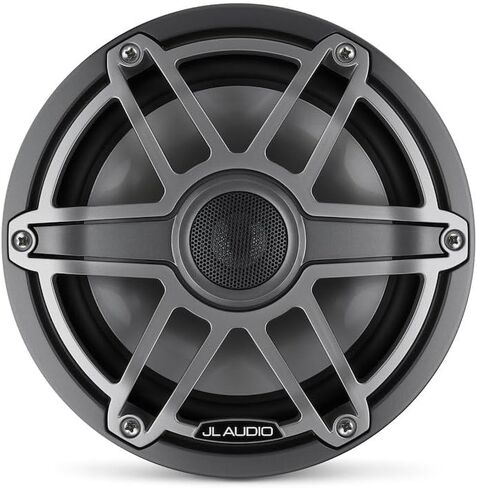 JL Audio M6 Series 7.7" Marine Coaxial Speakers w/Titanium Sport Grille - M6-770X-S-GmTi [010-03075-00] in Saudi Arabia