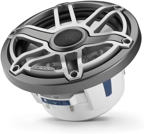 JL Audio M6 Series 7.7" Marine Coaxial Speakers w/Titanium Sport Grille - M6-770X-S-GmTi [010-03075-00] in Saudi Arabia