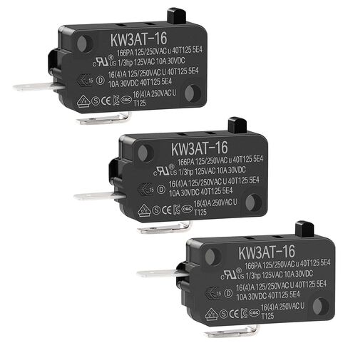 KW3AT-16 Microwave Oven Door Switch 16A 125/250V Door Interloc for KW3A, KW3A-16 (2 Open and 1 Closed) in Saudi Arabia