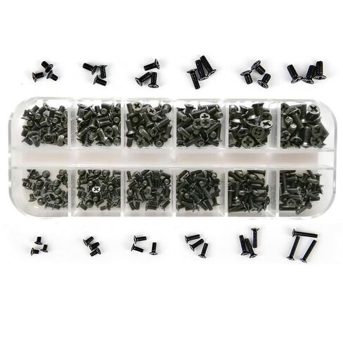240 Piece Laptop Screw Kit,M2/M2.5/M3 for Computer & Electronics Repair | Fits for Lenovo/HP/Dell/Samsung/Toshiba/IBM laptops,tiny small screws Replacement for HDD,SSD,hard drive installation repair in Saudi Arabia
