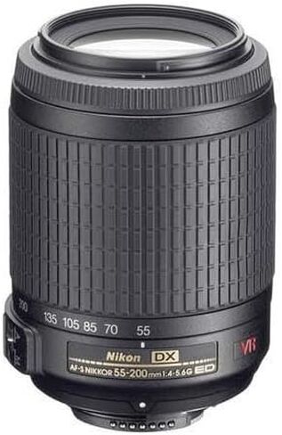 Nikon 55-200mm f/4-5.6G ED IF Auto Focus-S DX VR [Vibration Reduction] Nikkor Zoom Lens in Kuwait