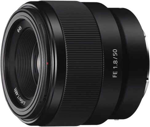 Sony - FE 50mm F1.8 Standard Lens (SEL50F18F), Black | F/1.8 aperture with 50mm focal length and metal mount for portraits, low-light photography and video in Kuwait