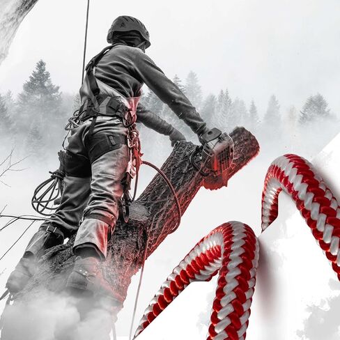 Pelican Arborist-16 Strand 1/2 inch Arborist - 7000 lbs Breaking Strength - Static Climbing Rope Used for Arborists - 120 Ft, Plain End in Saudi Arabia