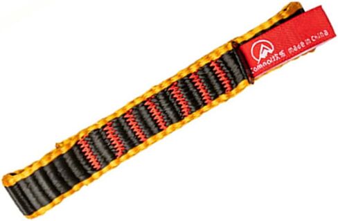 12cm Quickdraw Runner,22KN/4850 Nylon Climbing Sling Runner,Nylon Webbing Apply to Rock Climbing, Mountaineering, Hiking, Downhill, Emergency Equipment, etc(Orange) in Saudi Arabia