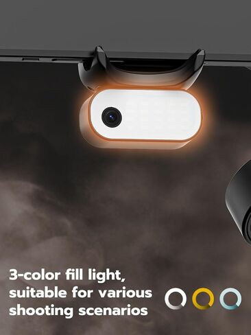 AOCHUAN Smart X3 AI Gimbal Stabilizer for iPhone, AI Tracking Light Module | AI face tracking NO APP needed, fill light, magnetic remote, gesture control, one-tap tripod release, built-in extension rod in Saudi Arabia