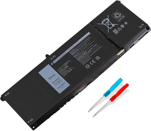 بطارية كمبيوتر محمول 54Wh V6W33 لجهاز Dell Inspiron 15 3520 3511 3510 3530 5510 | ل انسبايرون 5410 3515 3535 5310 5418 5518 5515 5625 5630 5635 5320 5330 5445 5425 5430 5415 خط العرض 3520 3320 3430 XDY9K in Kuwait