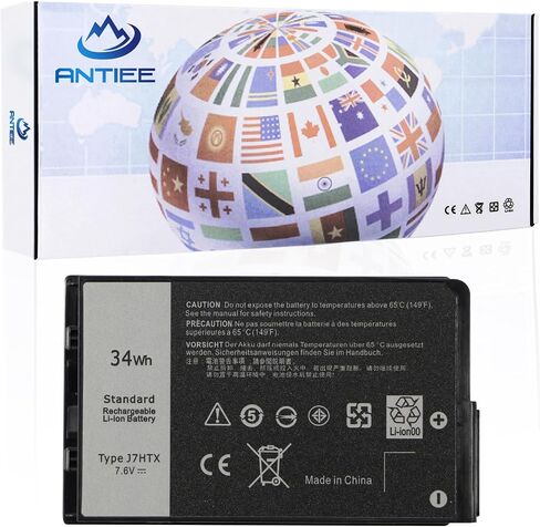 ANTIEE 07KRV Laptop Battery Replacement for Dell Latitude 5430 5530 Precision 3570 P104F P104F005 P104F006 P137G004 P137G006 P137G005 Series H4PVC 0H4PVC Y86WG 78FWY 078FWY 0Y86WG 4FVJG 15.2V 3625mAh in Saudi Arabia