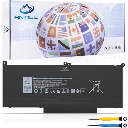 ANTIEE 07KRV Laptop Battery Replacement for Dell Latitude 5430 5530 Precision 3570 P104F P104F005 P104F006 P137G004 P137G006 P137G005 Series H4PVC 0H4PVC Y86WG 78FWY 078FWY 0Y86WG 4FVJG 15.2V 3625mAh in Saudi Arabia