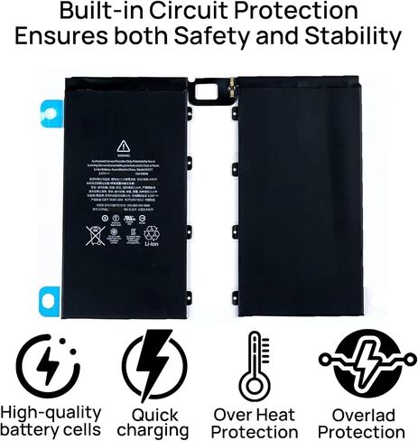 A1577 Battery 020-00016 Compatible with iPad Pro 12.9 2015 1st Generation A1584 iPad Pro A1652 with Tools 3.77V 10307mAh in Saudi Arabia