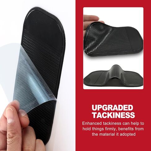 5 Pack Anti Slip Dashboard Sticky Pad, Washable Sticky Gel Grip Mat for Car Interior Accessories, Multi-Functional Non Slip Holder for Cell Phone Keys in Saudi Arabia