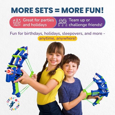 Crossbow & Ball Target Game - Fun Kids Dart Board for Indoor Play Includes 6 Hook & Loop Sticky Balls and Monkey Target for Boys and Girls 6-12 - Sticky Ball Dartboard - Dart Game in Saudi Arabia