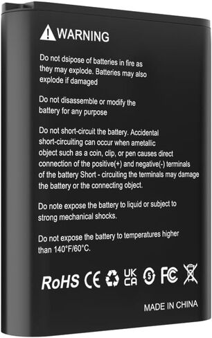 LCLEBM [بطارية بديلة SCP-70LBPS بقدرة 4000 مللي أمبير في الساعة، (إصدار جديد) لهاتف Kyocera Cadence 4G LTE S2720 Verizon Flip Phone SCP70LBPS in Kuwait