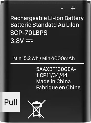 LCLEBM [بطارية بديلة SCP-70LBPS بقدرة 4000 مللي أمبير في الساعة، (إصدار جديد) لهاتف Kyocera Cadence 4G LTE S2720 Verizon Flip Phone SCP70LBPS in Kuwait
