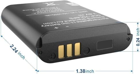 LCLEBM [بطارية بديلة SCP-70LBPS بقدرة 4000 مللي أمبير في الساعة، (إصدار جديد) لهاتف Kyocera Cadence 4G LTE S2720 Verizon Flip Phone SCP70LBPS in Kuwait