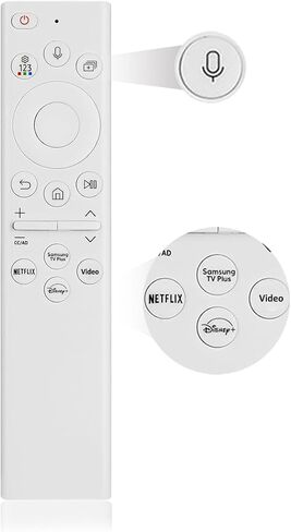 for Samsung TV Remote BN59-01385A, Compatible with Samsung Smart TV 2018-2026,Solar Chargeble Voice Remote Control, USB-C Fast Charging, Bluetooth Pairing, 2-Year Warranty in Kuwait