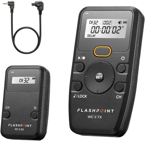 مجموعة إطلاق مصراع التحكم عن بعد اللاسلكي Flashpoint Wave Commander II لكاميرات Canon ذات 3 دبابيس، Godox TR-C3 in Kuwait