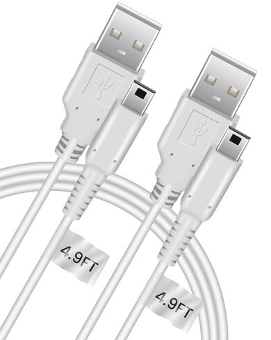 3DS Charger USB Cable - 4.9FT OEM Original Replacement Power Charging Cord for New 3DS 2DS XL 2DS DSi DSi XL (Bulk Packaging) (2) in Saudi Arabia