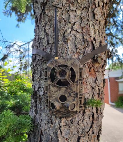 WiFi Trail Camera 4K 48MP, Night Vision Game Camera for Wildlife Hunting, 0.1s Trigger IP66 Waterproof (32GB Card Included) in Saudi Arabia